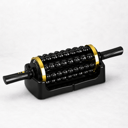 Electric massage roller designed for deep muscle relaxation and recovery.