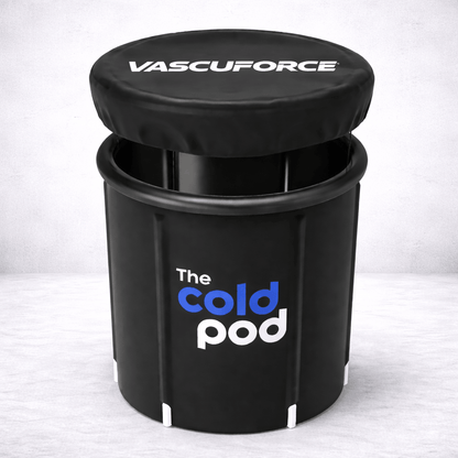 VascuForce The cold pod, a cold therapy recovery pod for muscle recovery and relaxation.