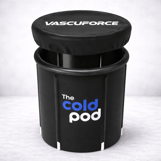 VascuForce The cold pod, a cold therapy recovery pod for muscle recovery and relaxation.