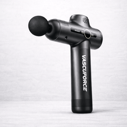 VascuForce VF3 deep tissue massage gun for muscle relief and recovery